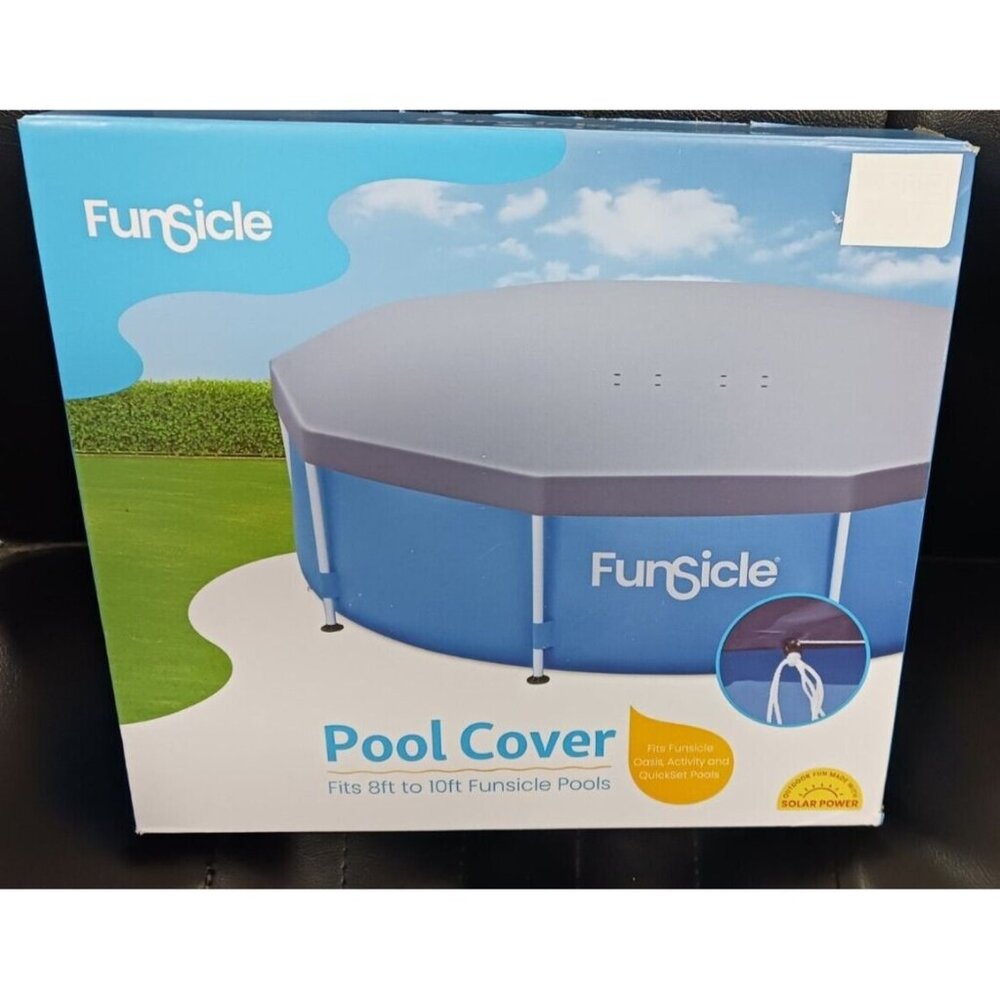 Funsicle Pool Cover Fits 8ft to 10 ft Funscicle Pools NEW
